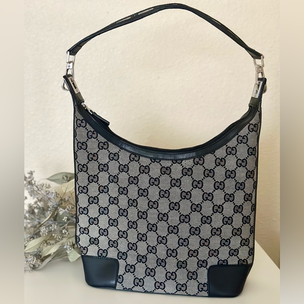Authentic Gucci Monogram Canvas Bag